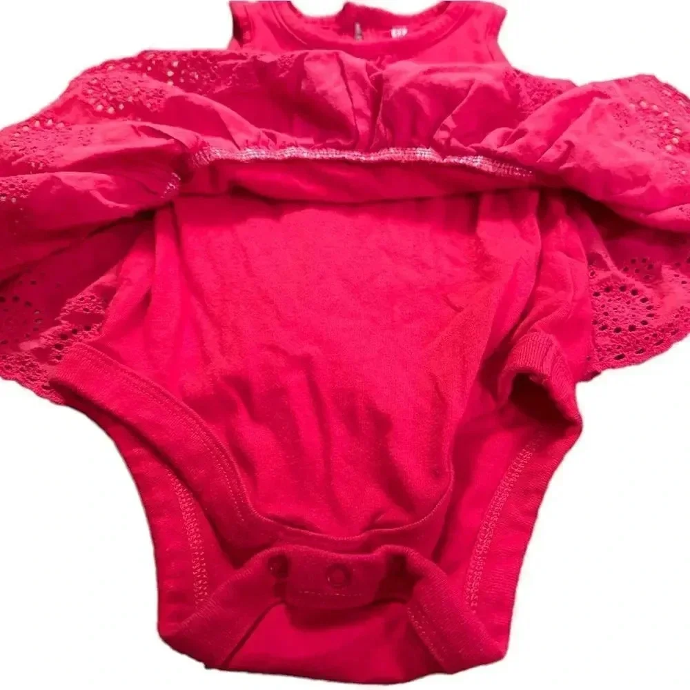 baby GAP | Red Skirted Tank Bodysuit (6-12 mos) ❤️